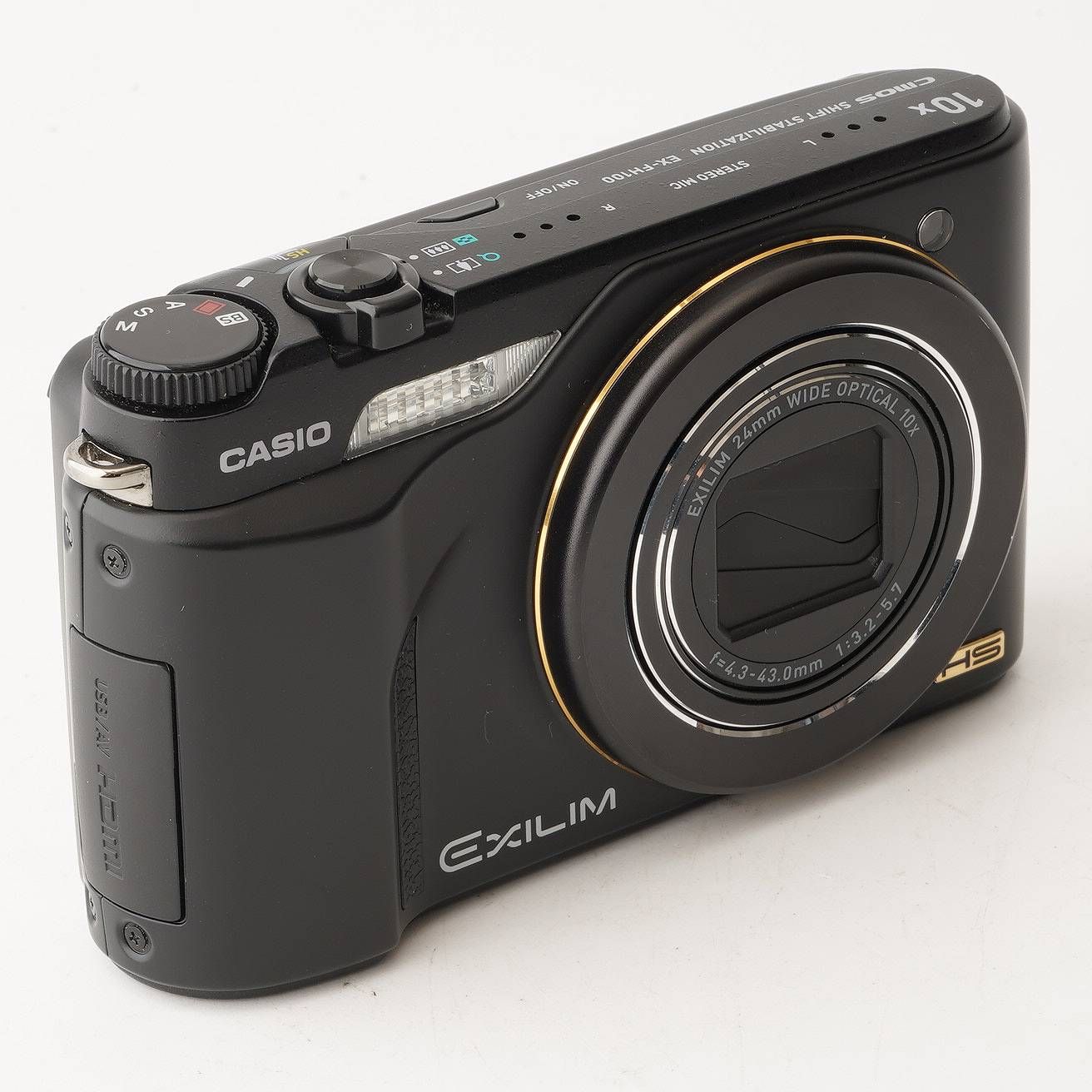 カシオ Casio EXILIM EX-FH100 ブラック 10x 広角 光学ズーム - メルカリ
