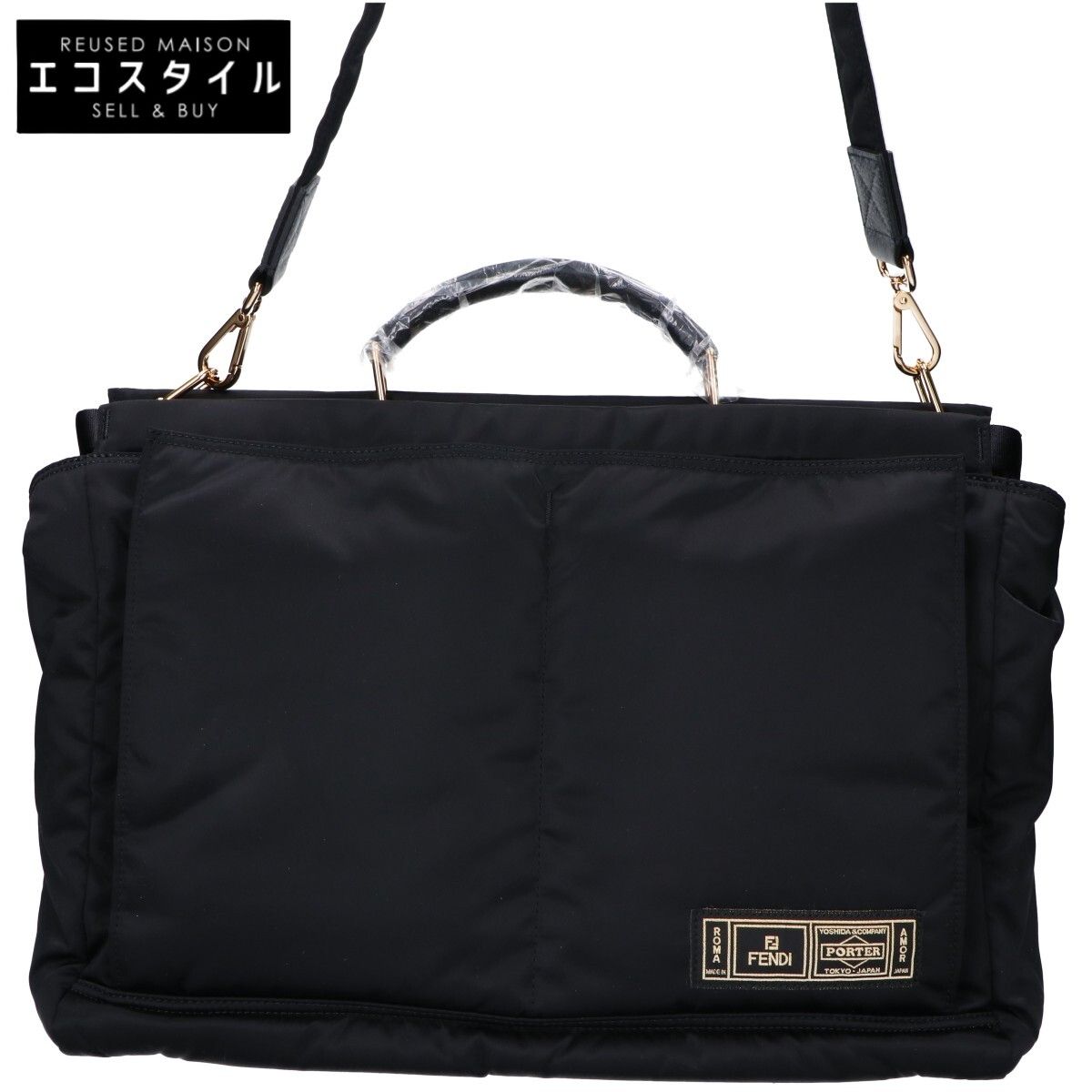 FENDI フェンディ x ポーター 新品同様 7VA388 A91S ピーカブー 
