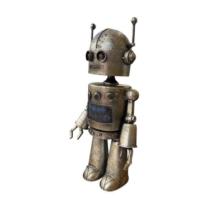 大きなロボット ブリキ製 ガーデニング レトロ お庭づくり 園芸