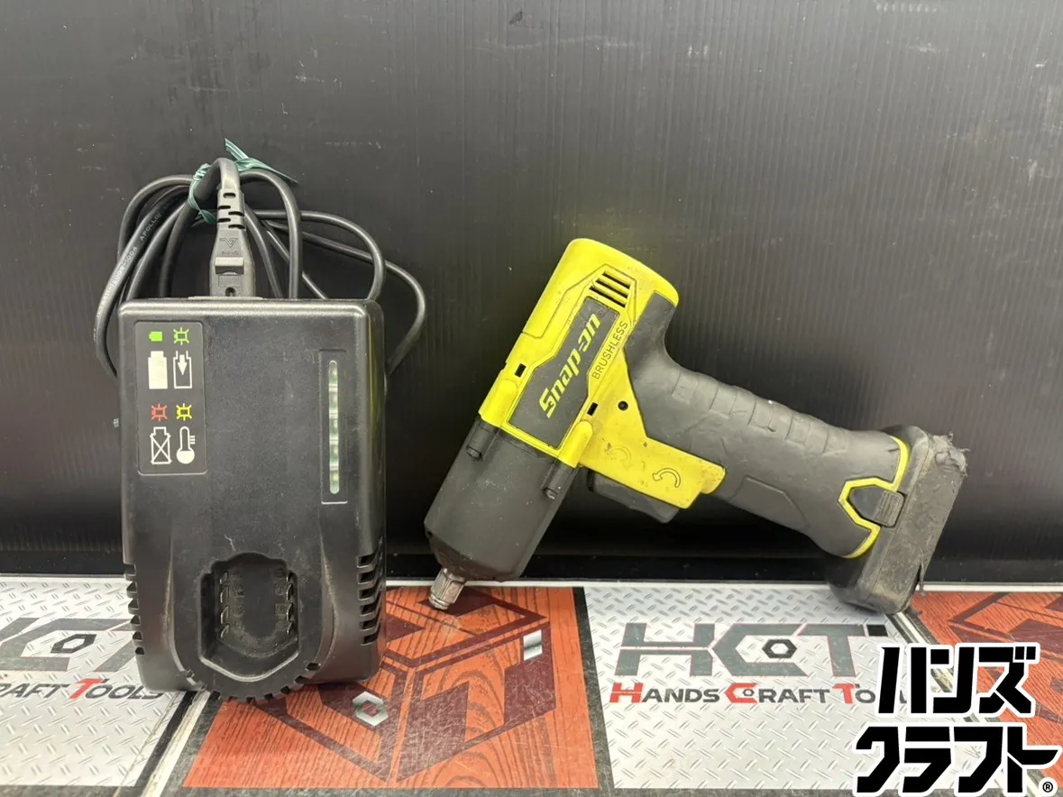【中古】Snap-on スナップオン CT861HV インパクトレンチ 差込角 3/8インチ バッテリー(CTB8174)×1付【ハンズクラフト宮崎新名爪店】 買取実績】 スナップオン Snap-on 3/8 コードレスインパクトレンチ