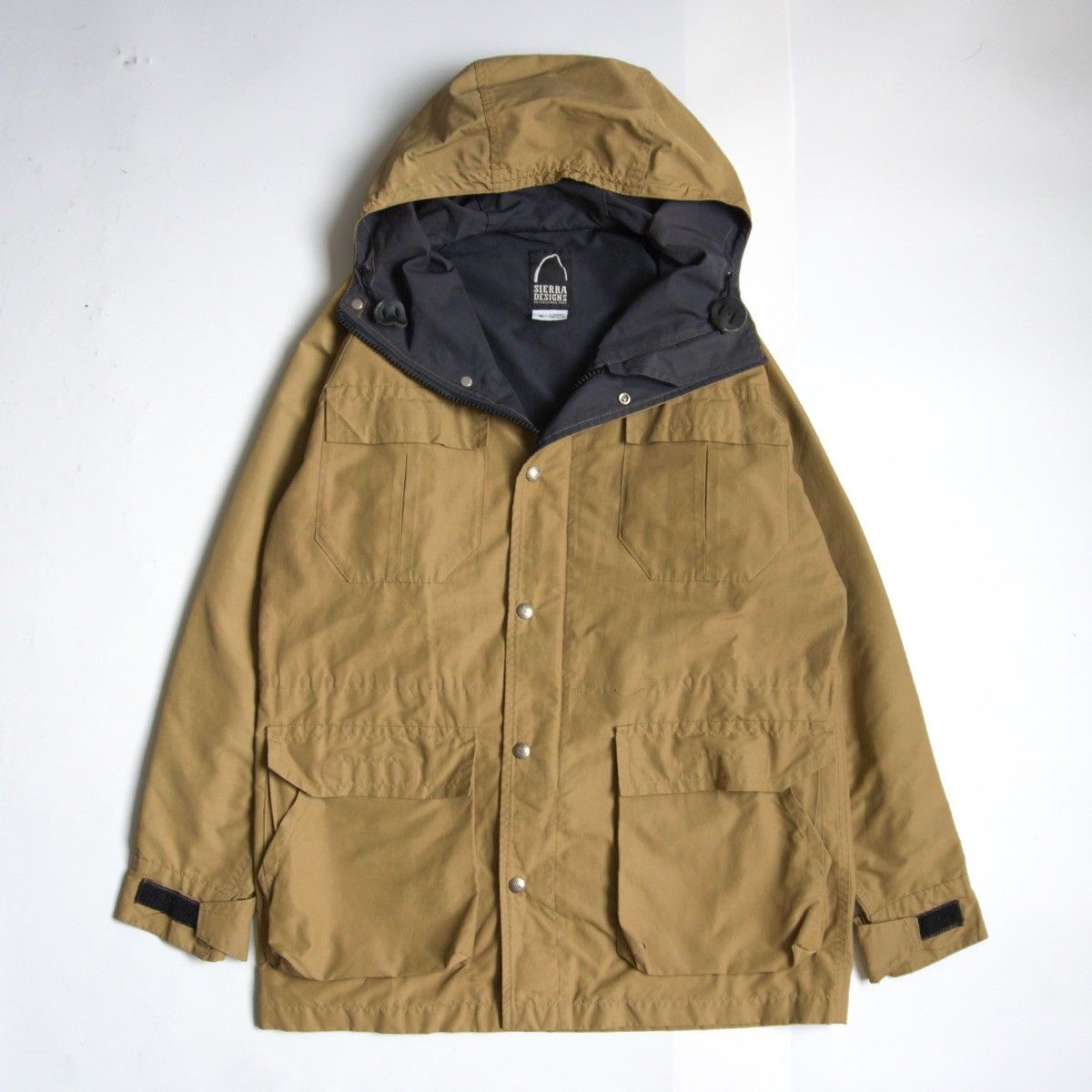 【雰囲気抜群】Sierra Designs 【USA製 60/40クロス マウンテンパーカー】 M タン ジャケット シエラデザイン 25090287 雰囲気抜群】Sierra Designs 【USA製 60/40クロス マウンテンパーカー