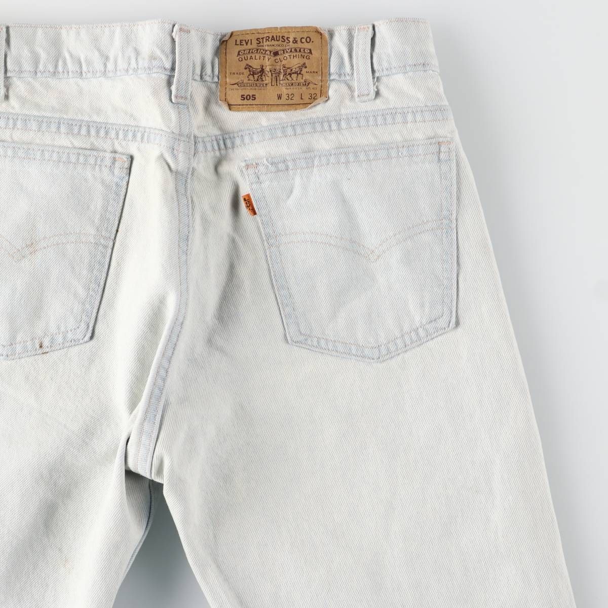 メンズ 古着 00年代 リーバイス Levi's 505 オレンジタブ テーパード