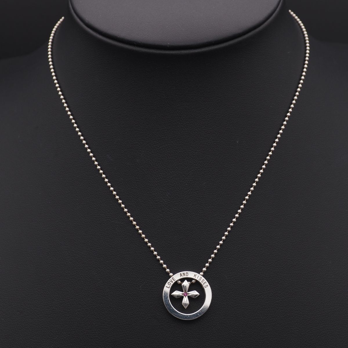 R807 ルビー? ピンクスピネル? STERLING SILVER刻印 ペンダント 