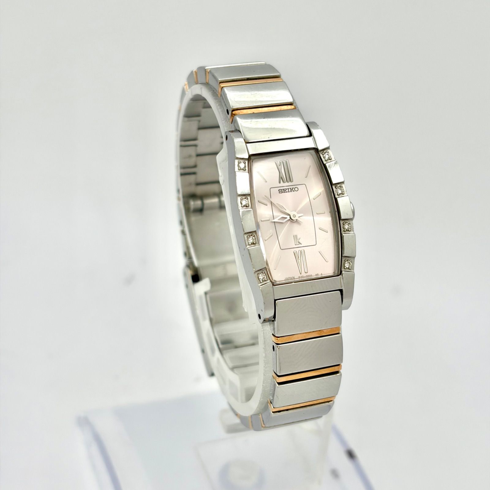 【新品電池】SEIKO セイコー lk ルキア レディース 腕時計 8Pダイヤ ピンク シルバー 1F20-0BK0 475402 - メルカリ