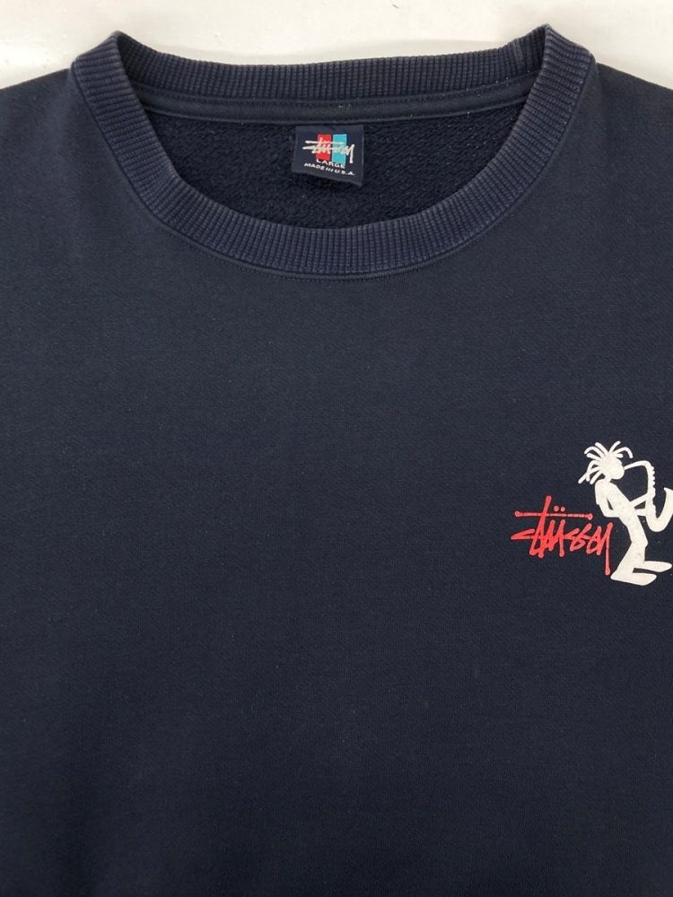 ステューシー STUSSY 90s shadowman Sweatshirt シャドーマン