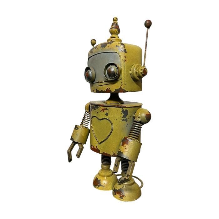 大きなロボット ブリキ製 ガーデニング レトロ お庭づくり 園芸