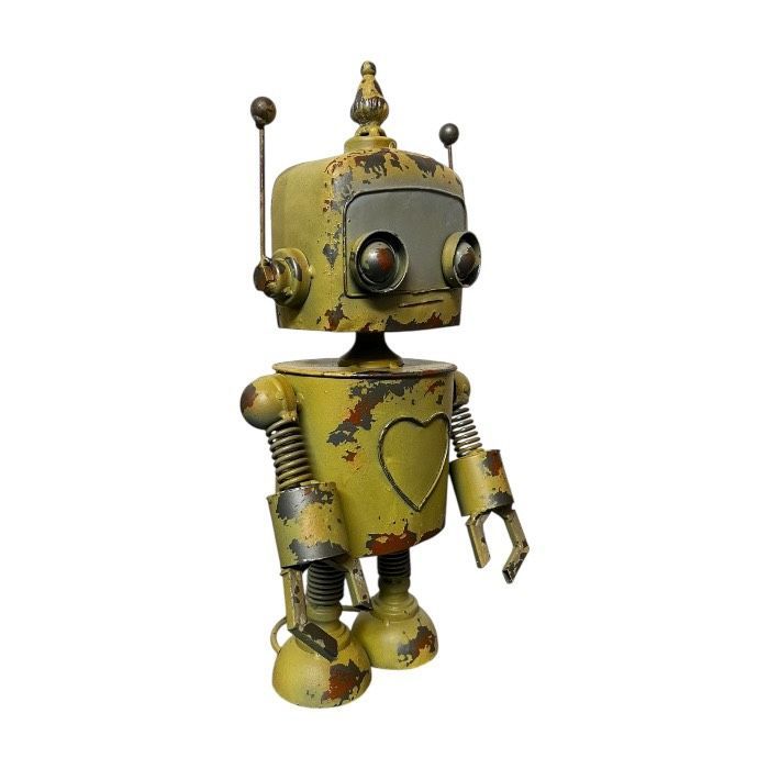 大きなロボット ブリキ製 ガーデニング レトロ お庭づくり 園芸