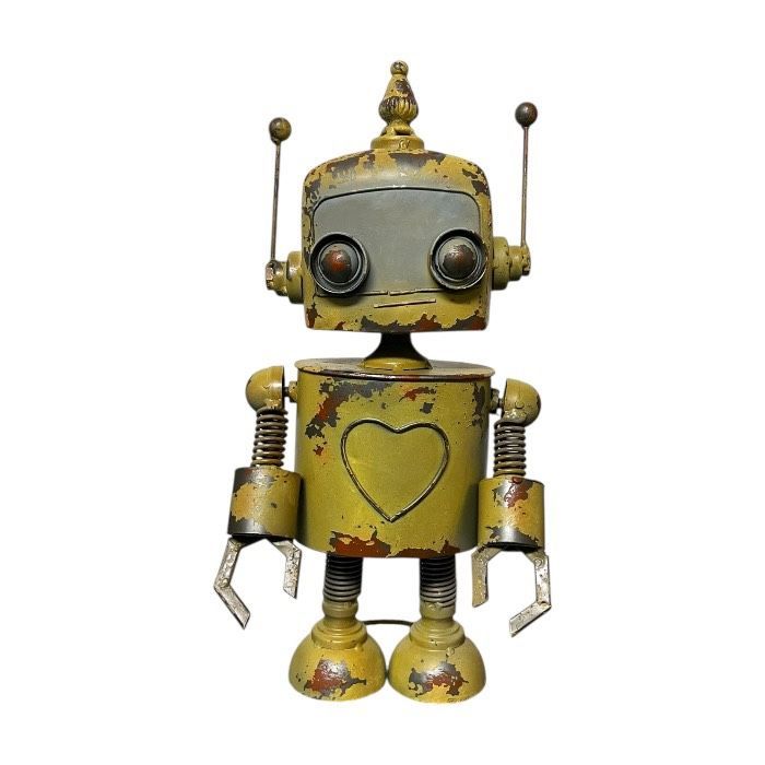 大きなロボット ブリキ製 ガーデニング レトロ お庭づくり 園芸
