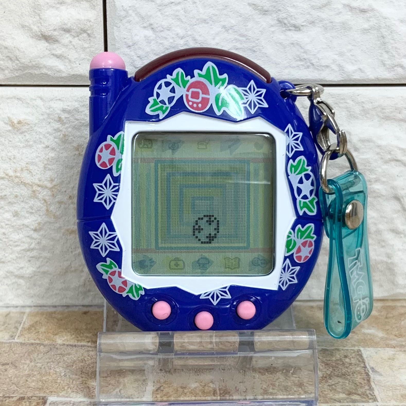 美品】祝ケータイかいツー！たまごっちプラス ゆかたぶるー ブルー 青