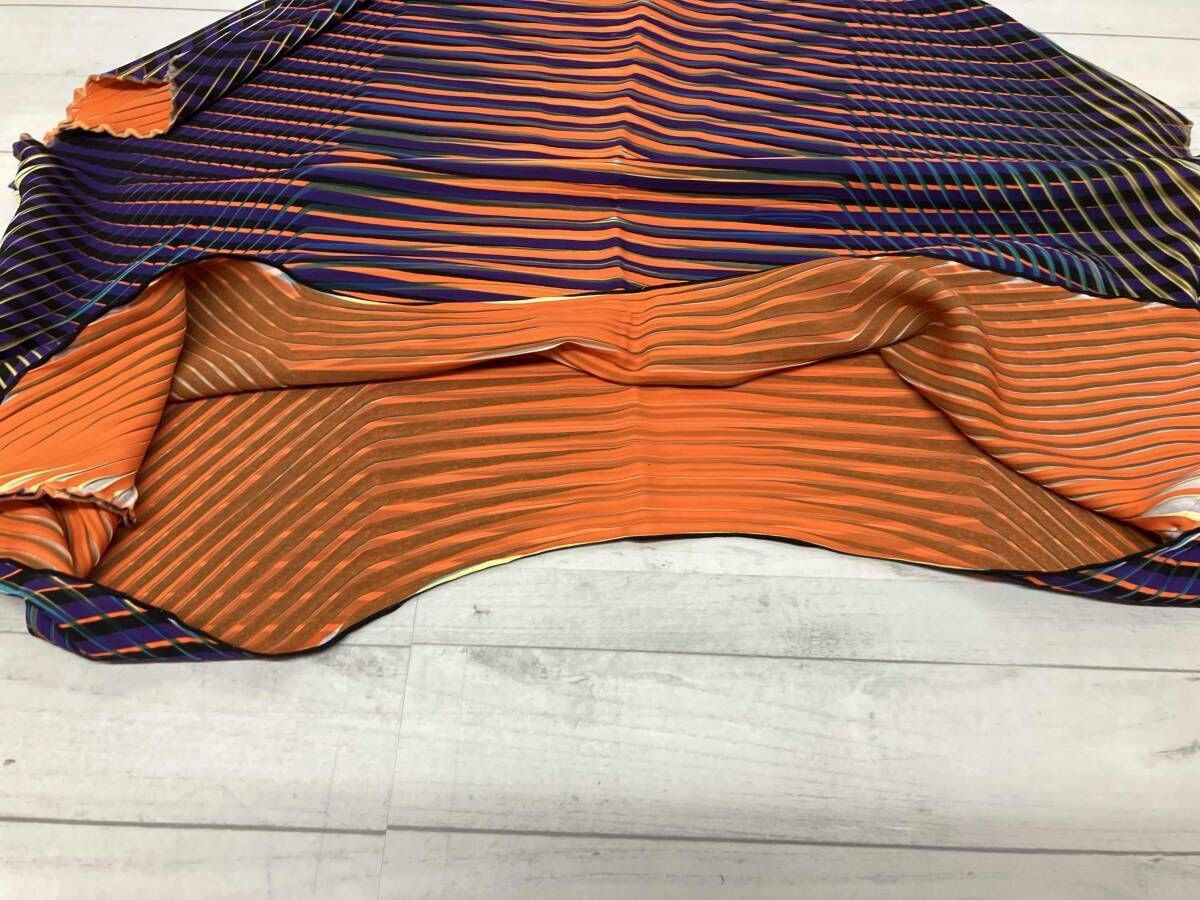 【未使用級&レア✨】イッセイミヤケme ハイネック マーブル 半袖 カットソー ISSEY MIYAKE イッセイミヤケ 半袖カットソー トップス IM64FJ504