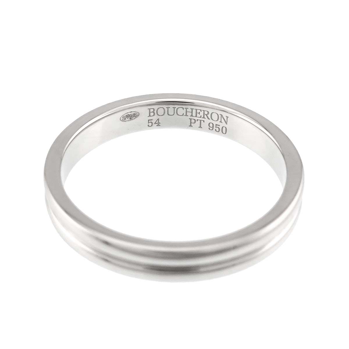 ブシュロン BOUCHERON ゴドロン #54 リング Pt プラチナ 指輪 Godron 