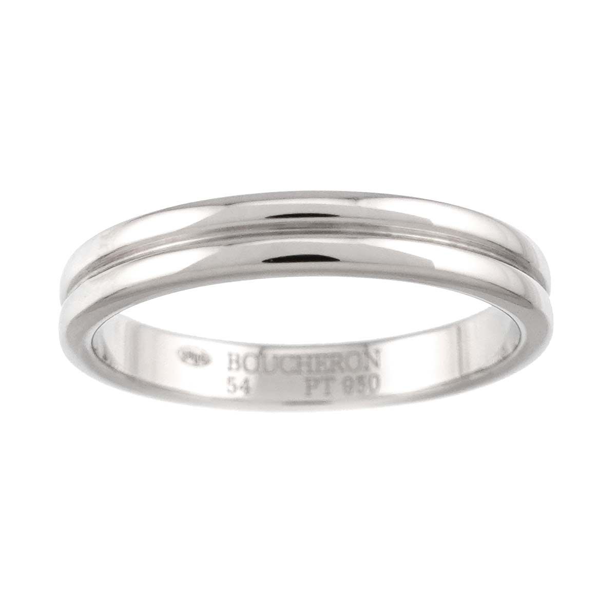 ブシュロン BOUCHERON ゴドロン #54 リング Pt プラチナ 指輪 Godron 