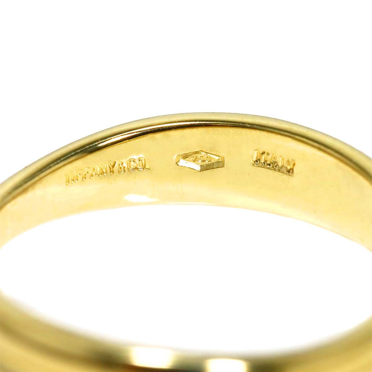 ティファニー TIFFANY&CO. ダブル ウェーブ 10号 リング K18 YG