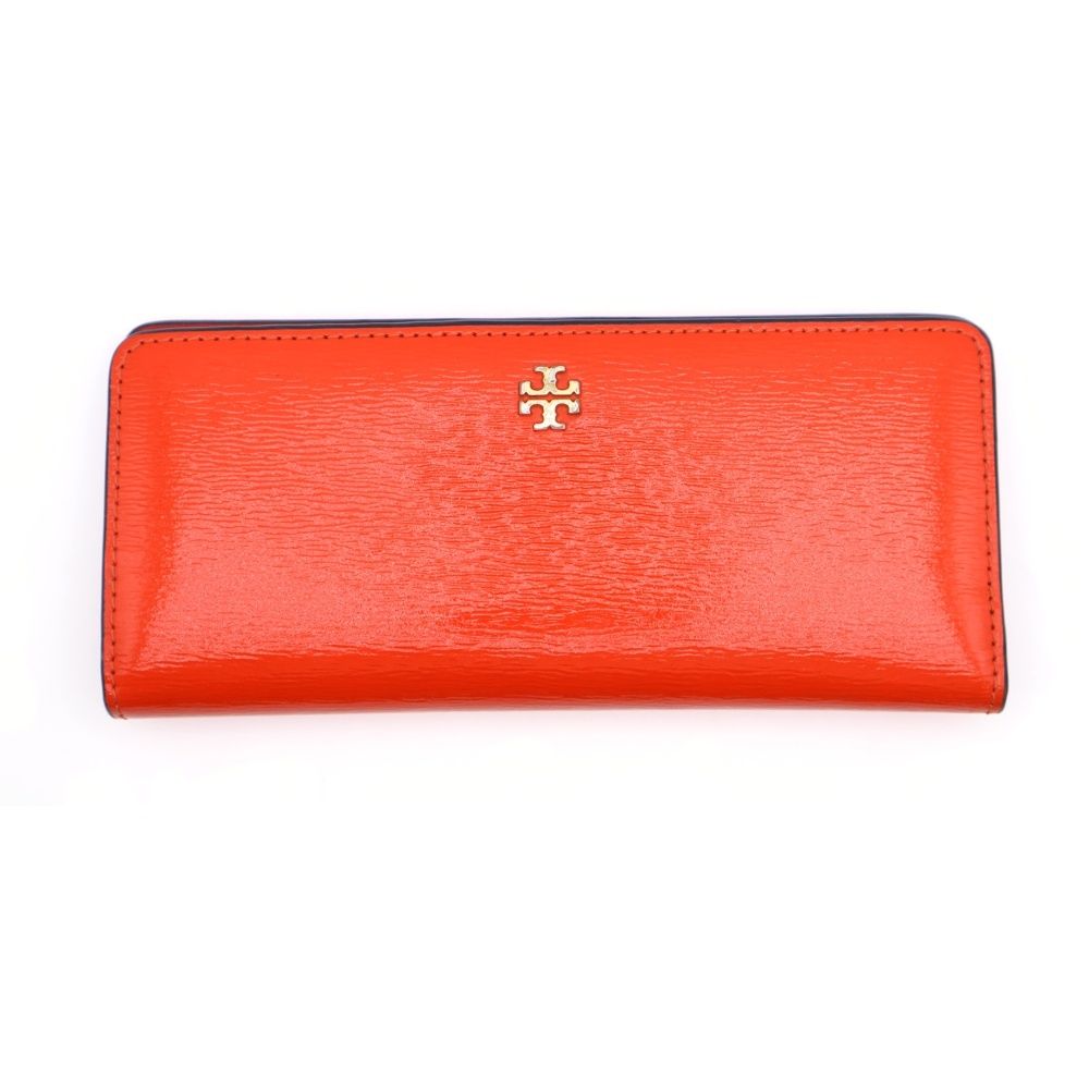 トリーバーチ長財布　オレンジ Tory Burch - トリーバーチ ラウンドファスナー 長財布 オレンジ