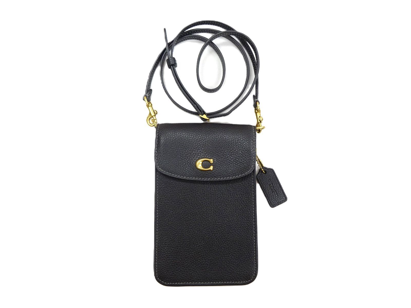 COACH コーチ モバイルホルダー Phone Crossbody Bag レザー