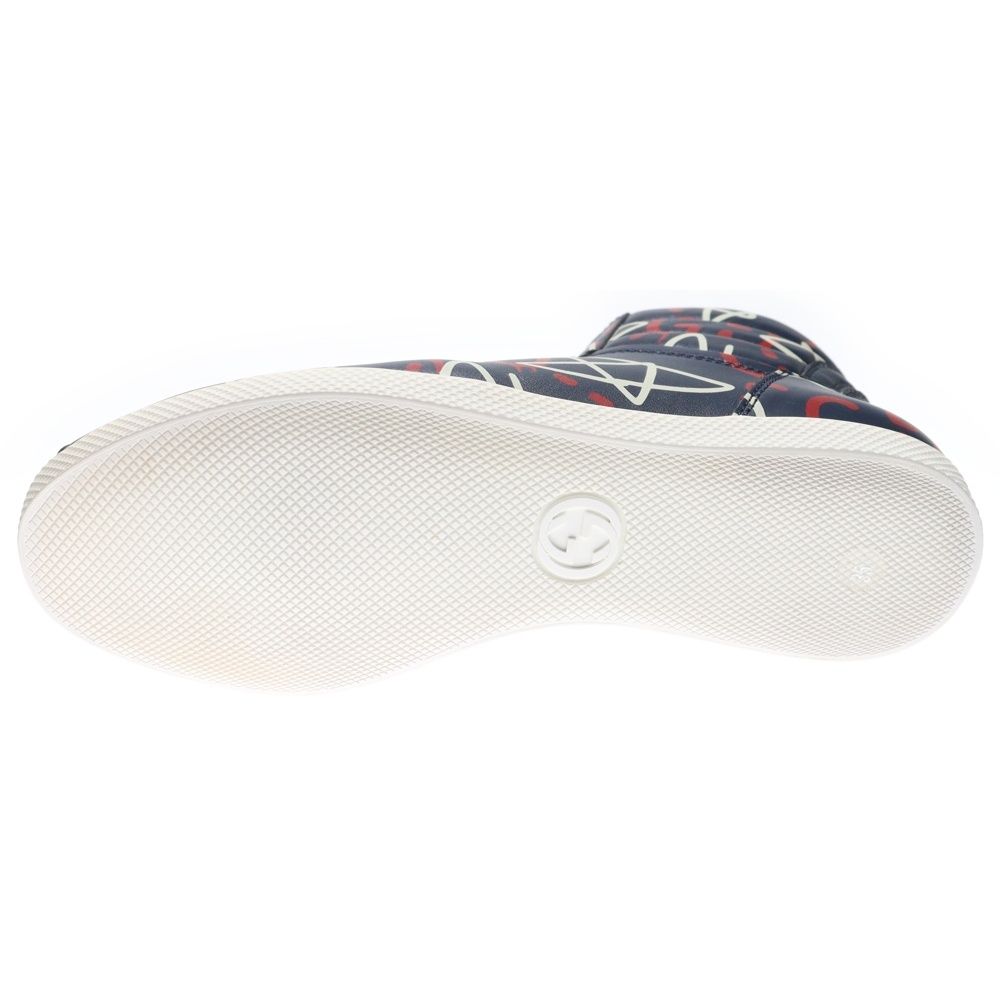 GUCCI (グッチ) ゴースト ハイカットスニーカー ハイトップ ネイビー 