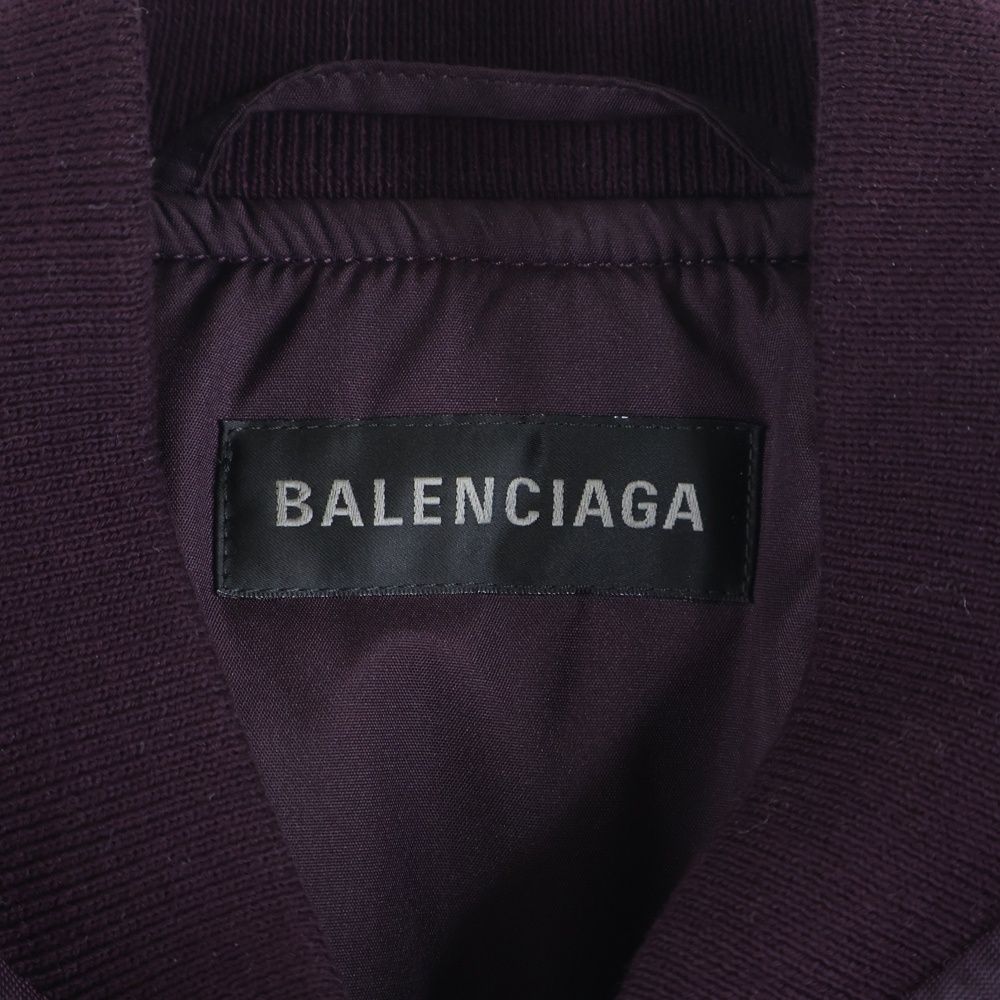 ⇩本日終了⇩BALENCIAGA MA-1 フライトジャケット BALENCIAGA (バレンシアガ) 25AW MA-1 WAPPEN FLIGHT JACKET フライト