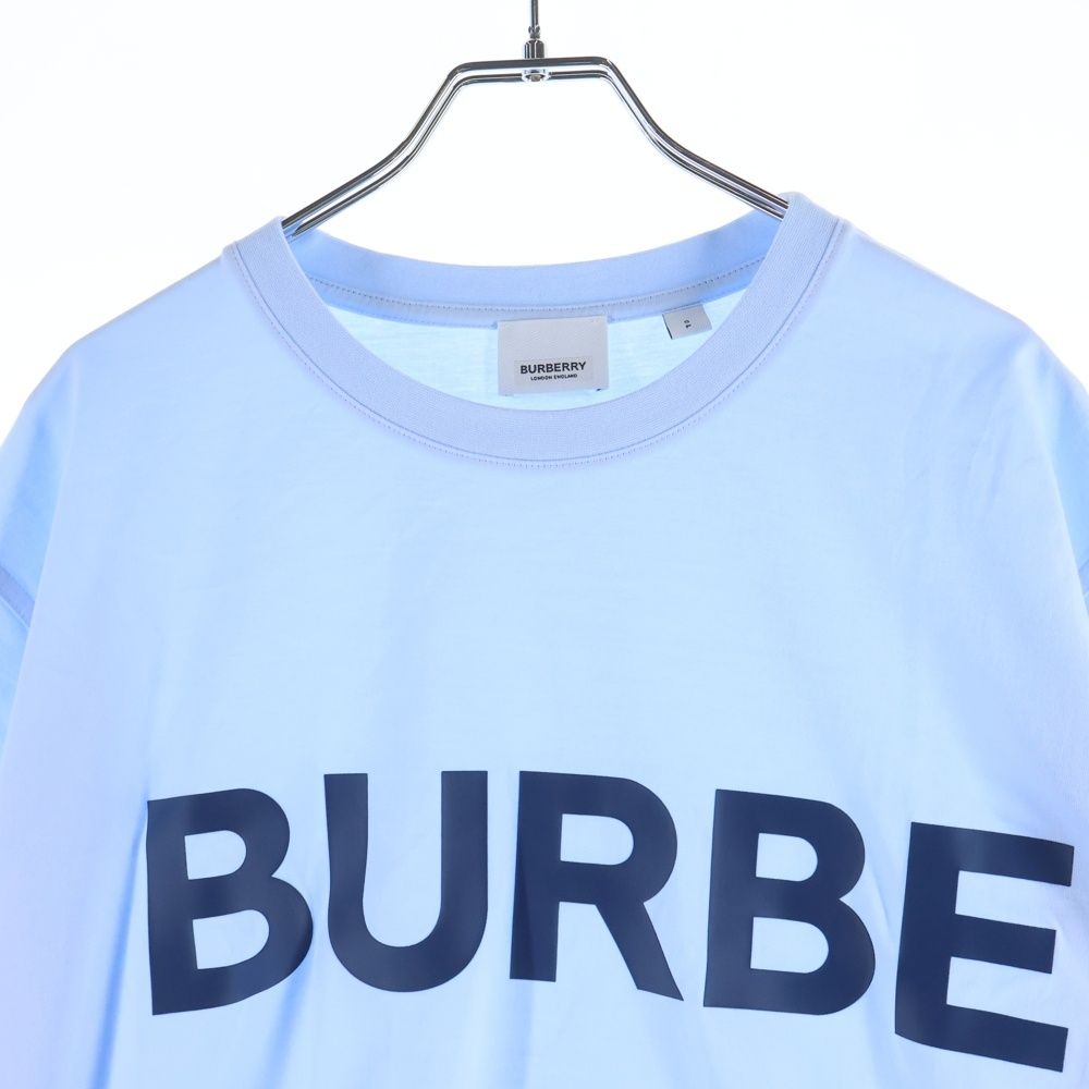 BURBERRY (バーバリー) ホースフェリーロゴ クルーネック半袖Tシャツ 
