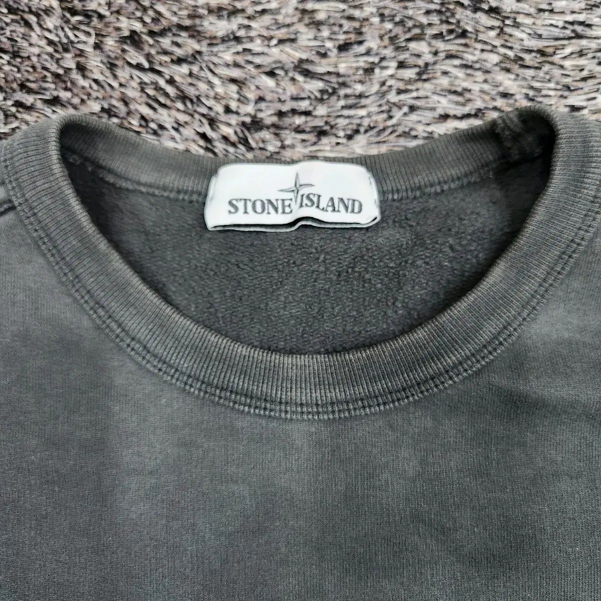 STONE ISLAND ストーンアイランド ポケット スウェット ダークグレー 95
