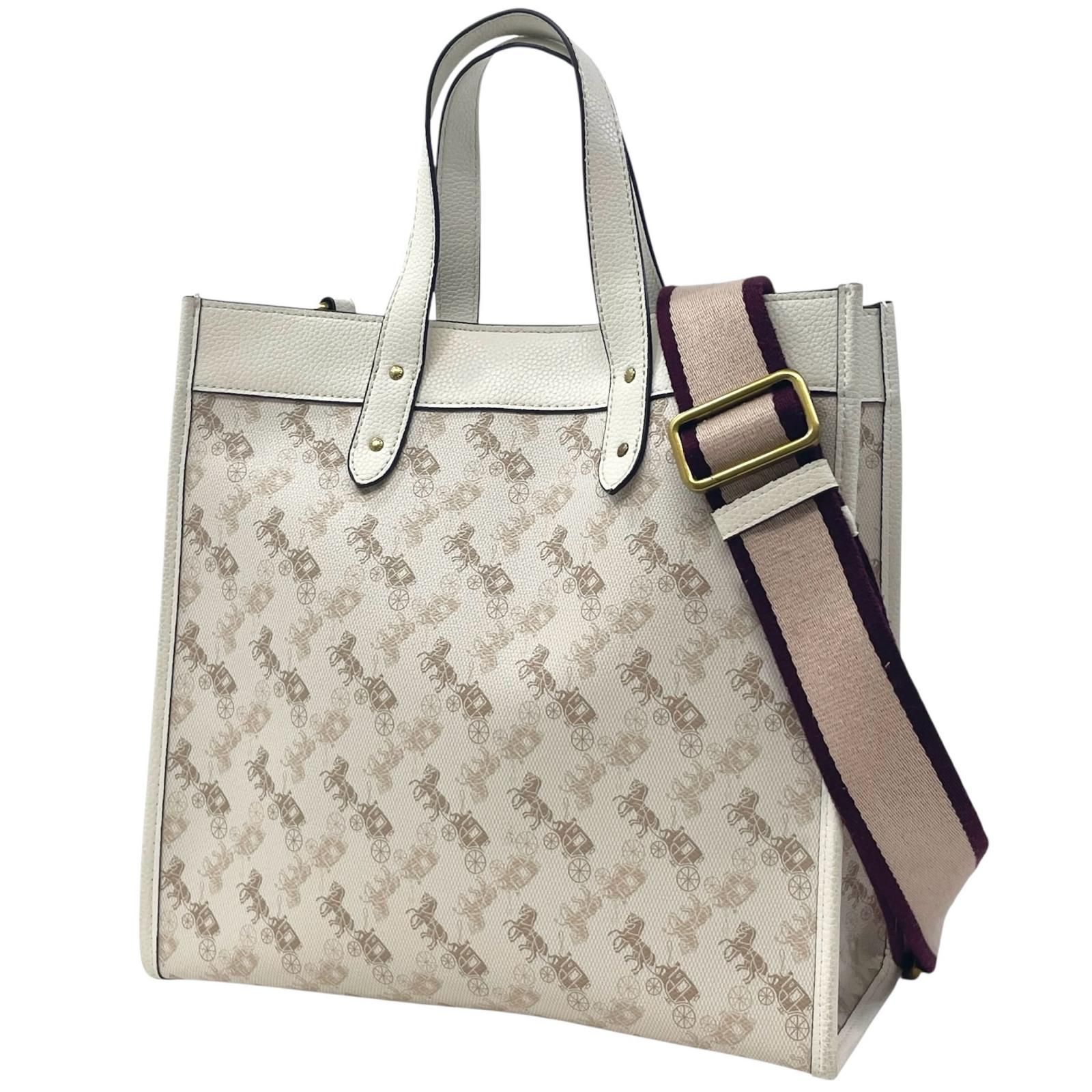 美品 COACH ショルダーバッグ ホースアンドキャリッジ ターンロック