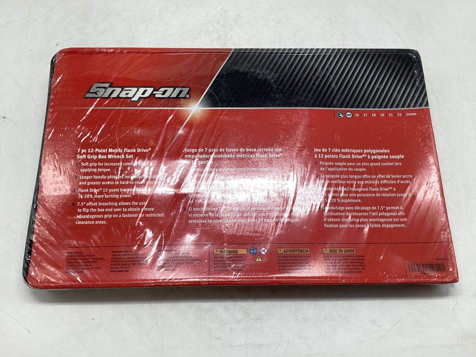 未使用】Snap-on/スナップオン XDSGM607K1 ☆ ソフトグリップレンチ 