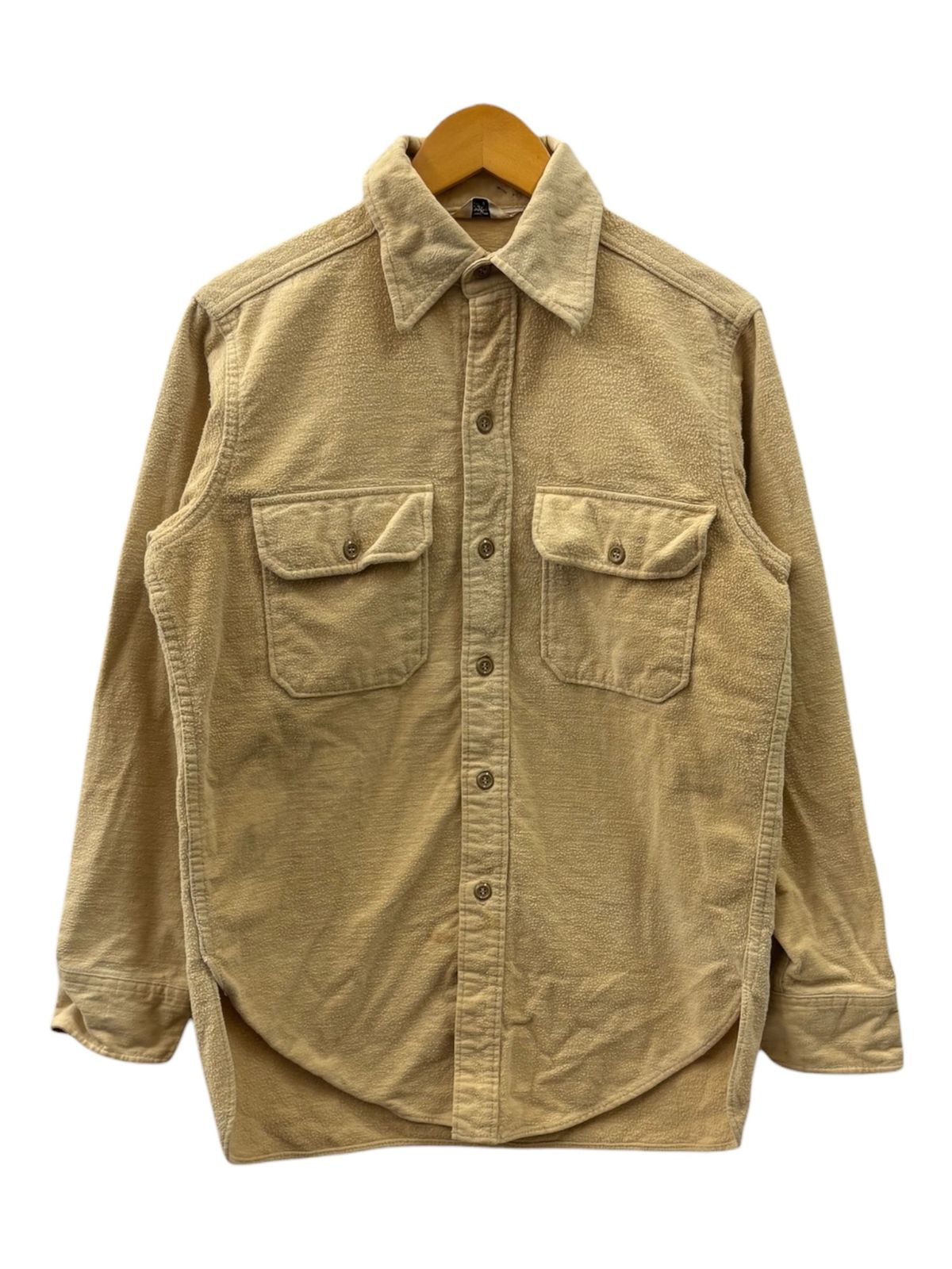Woolrich (ウールリッチ) 三角白タグ 長袖ワークシャツ 厚手 コットン 
