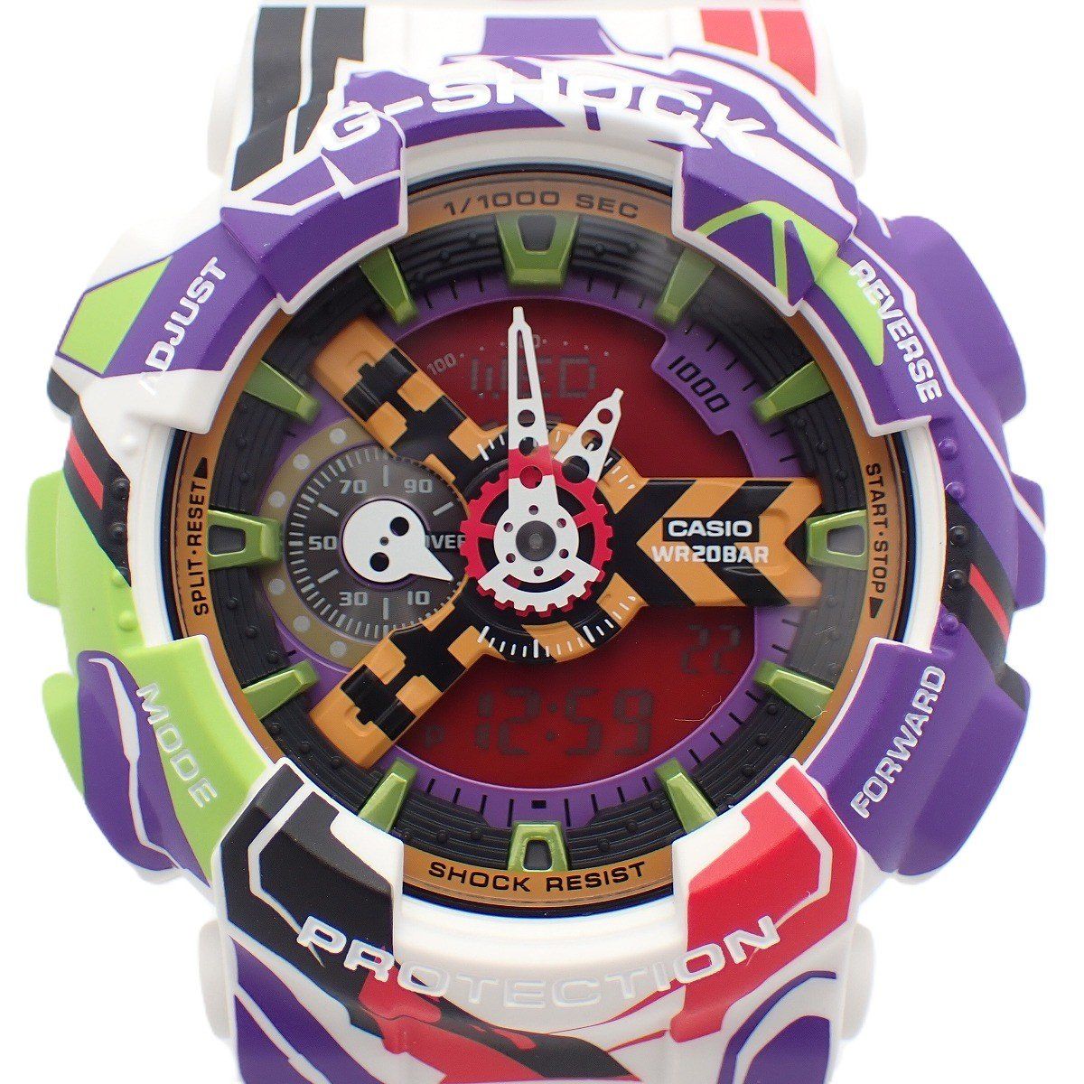 美品】カシオ G-SHOCK エヴァンゲリオン 30周年記念モデル アナデジ 
