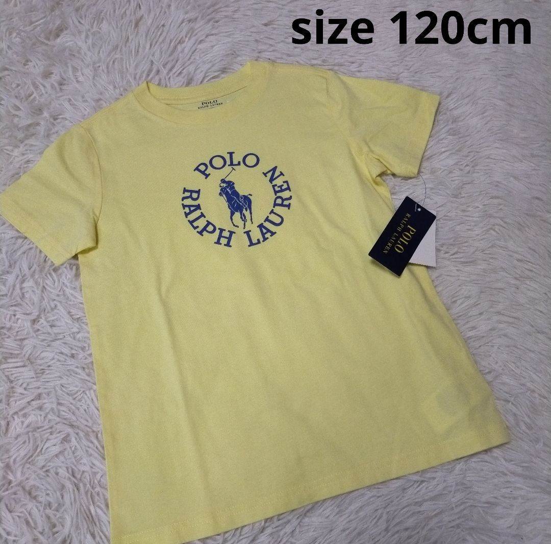 ラルフローレン 120cm 半袖 Tシャツ 黄色 イエロー 男の子 女の子 新品 