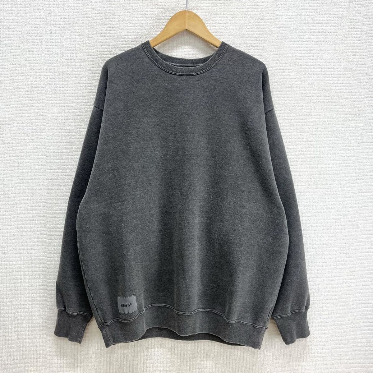 WTAPS ダブルタップス 242ATDT-CSM16 SIGN 01 / SWEATER / CTPL 裏起毛