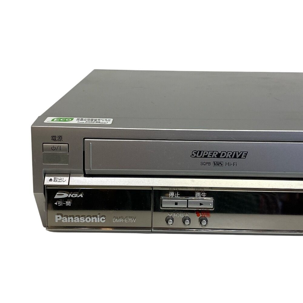 Panasonic パナソニック DMR-E75V VHS一体型DVDレコーダー なし AV機器 