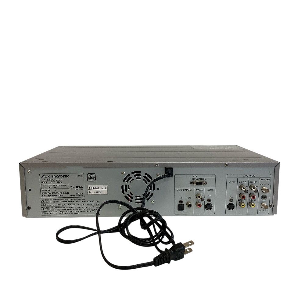 DVR-120V 船井電機 DX BROADREC ビデオ一体型DVDレコーダー なし AV