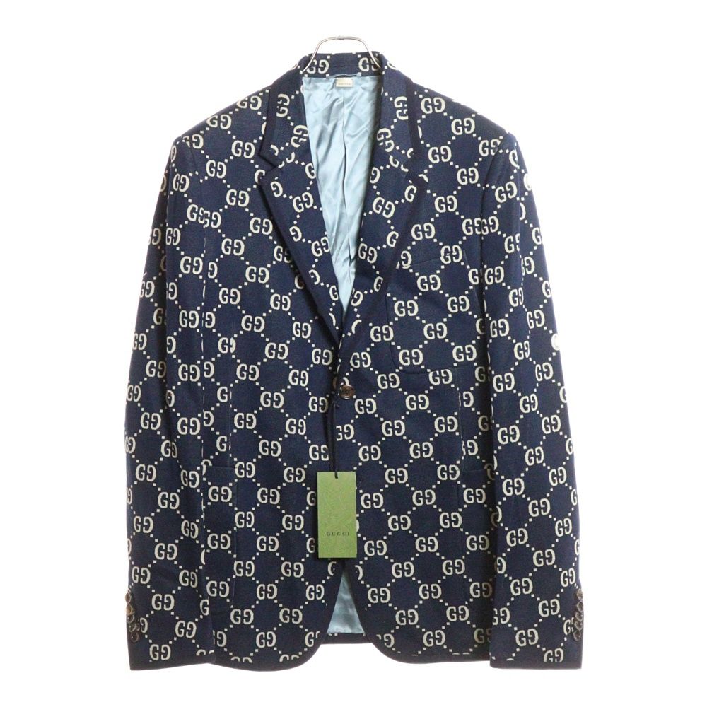 GUCCI (グッチ) GG Jacquard Tailored Jacket GGジャガード 総柄 