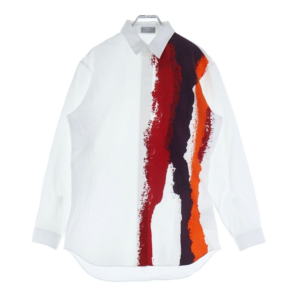 Dior HOMME (ディオールオム) 17SS Paint Shirt ペイント 長袖比翼