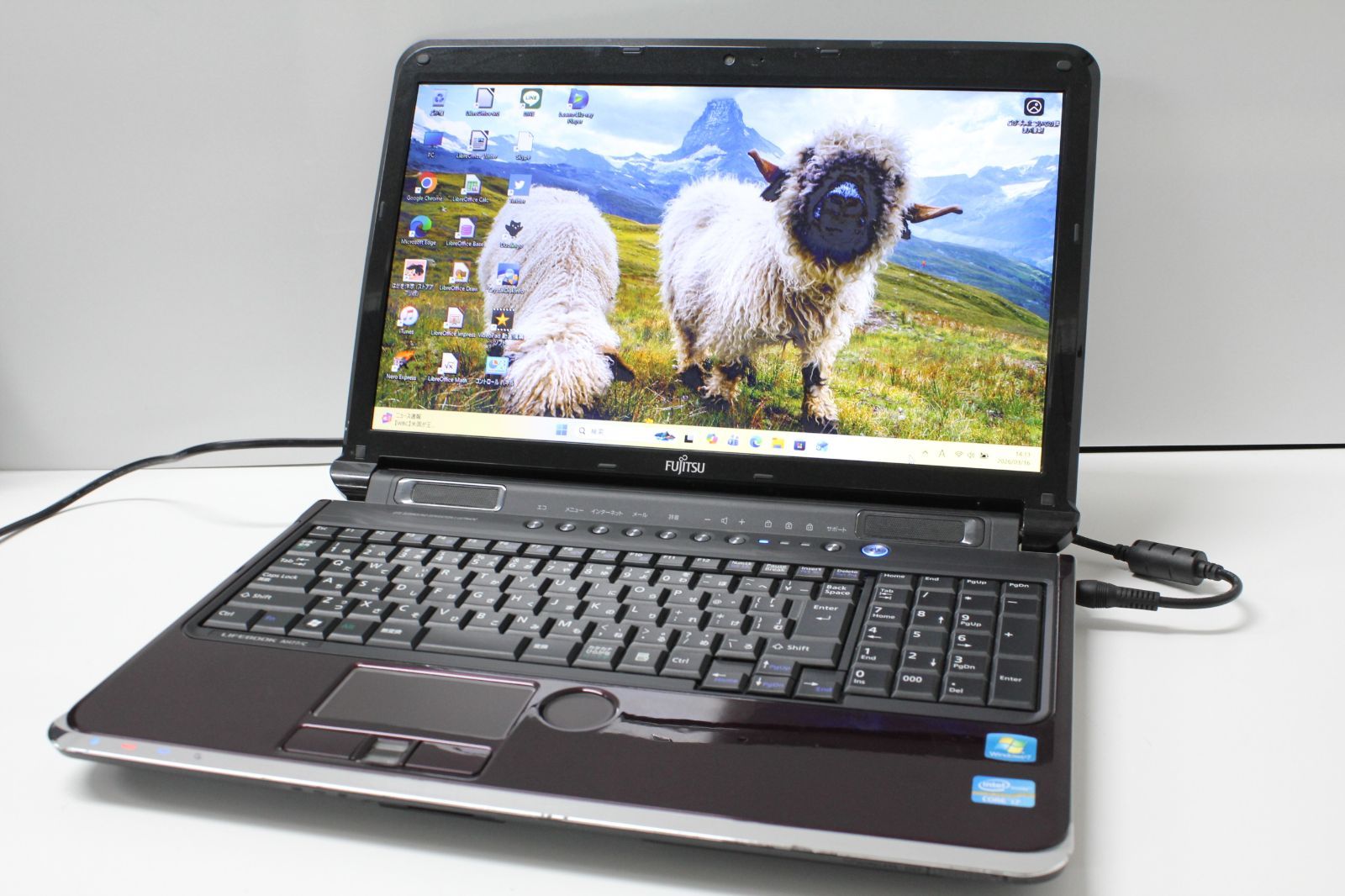 ノートPC 【ノートPC】富士通〈LIFEBOOK AH77/C〉Intel Core i7 