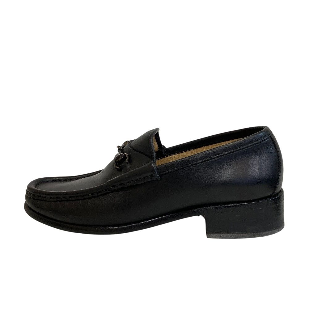 GUCCI グッチ モカシン レザーシューズ ホースビット レザー