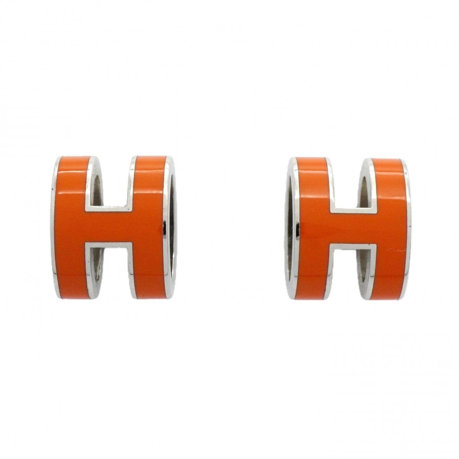 エルメス(Hermes) エルメス ピアス ポップアッシュ メタル シルバー 