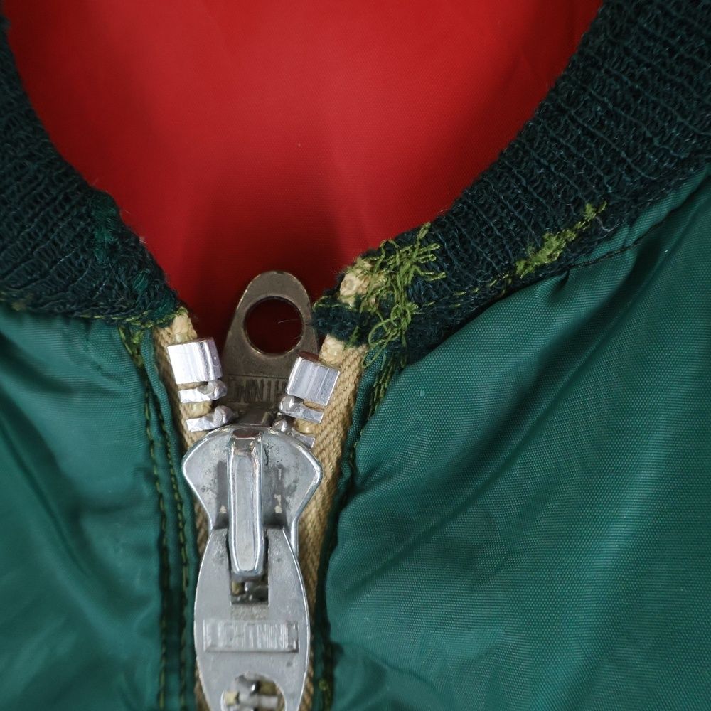 VINTAGE ヴィンテージ 50S FALCON BRAND ファルコンブランド SE WOODS LIGHTNING DOUBLE ZIP PUFF SIBLE JACKET ダブルジップ 中綿 リバーシブル ジャケット VINTAGE (ヴィンテージ) 50S FALCON BRAND ファルコンブランド SE