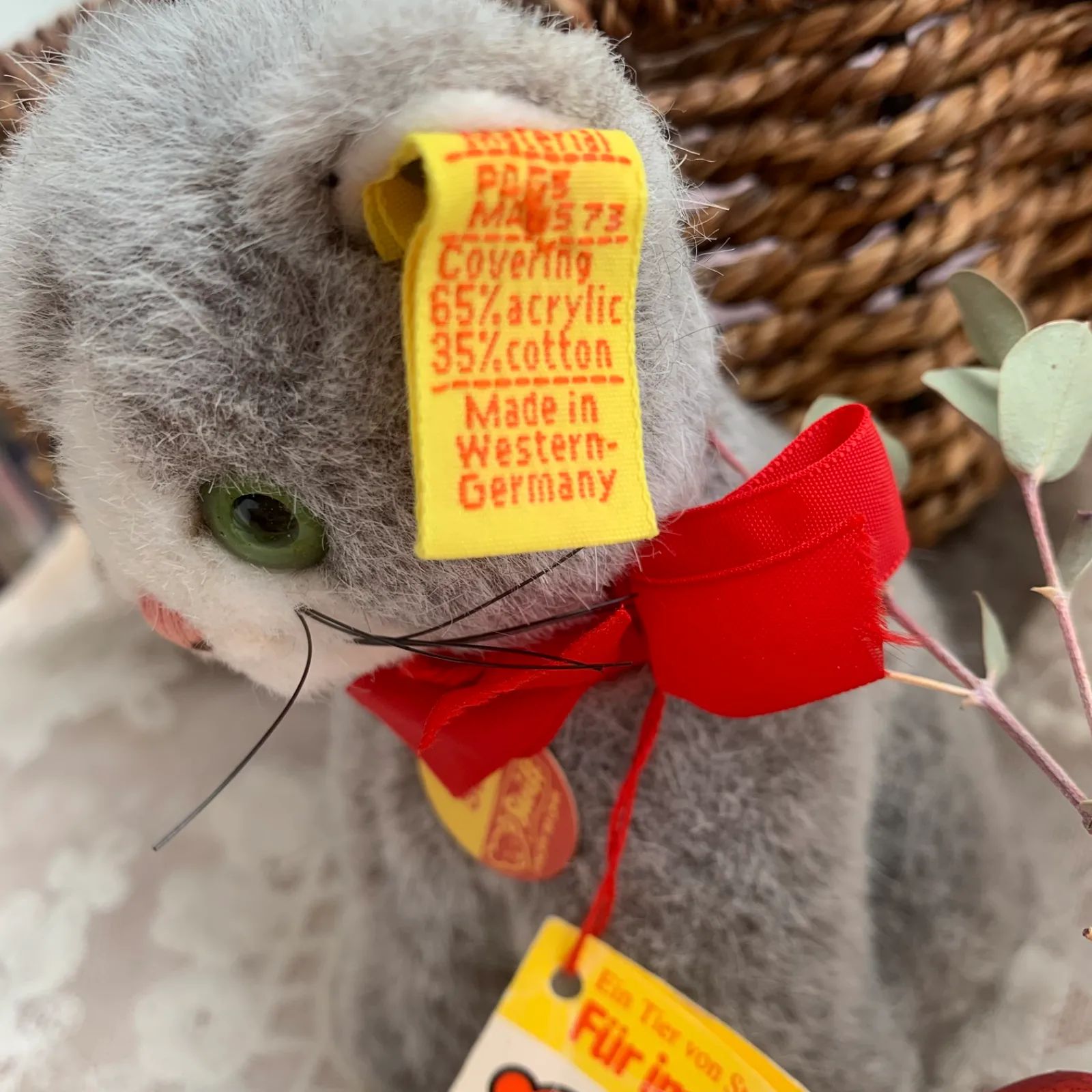 ヴィンテージ Steiff シュタイフ ドイツ 猫 ねこ ぬいぐるみ - メルカリ