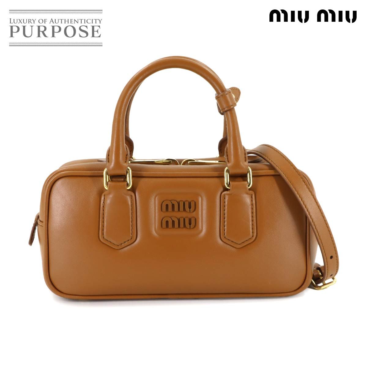 未使用 展示品 ミュウミュウ MIUMIU アルカディ レギュラー 2way 未使用 展示品 ミュウミュウ MIUMIU アルカディ レギュラー 2way