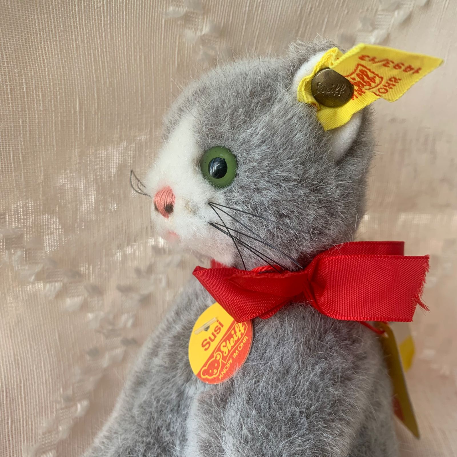 ヴィンテージ Steiff シュタイフ ドイツ 猫 ねこ ぬいぐるみ - メルカリ