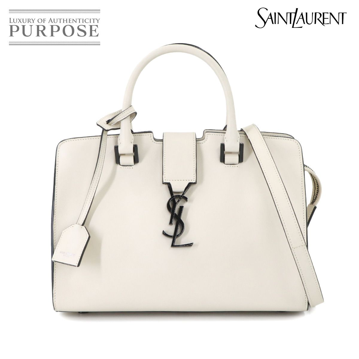 美品 サンローラン SAINT LAURENT ベイビー カバス 2way ハンド 