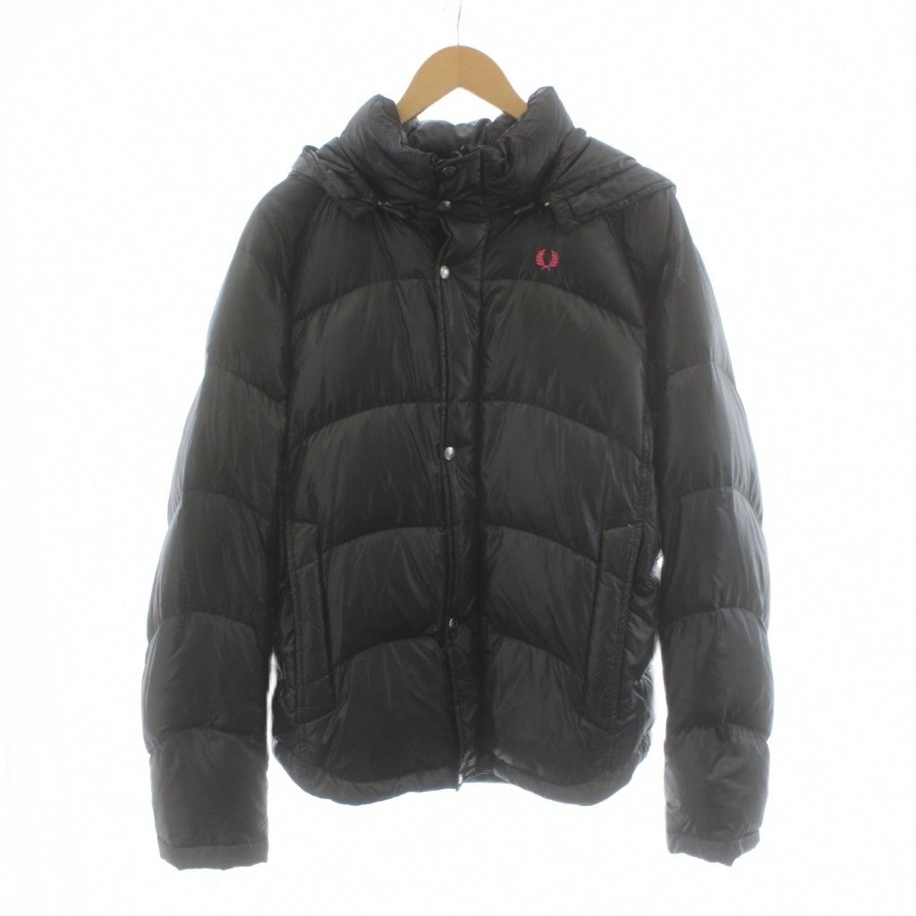 メンズ フレッドペリー FRED PERRY ダウンジャケット フード ロゴ 