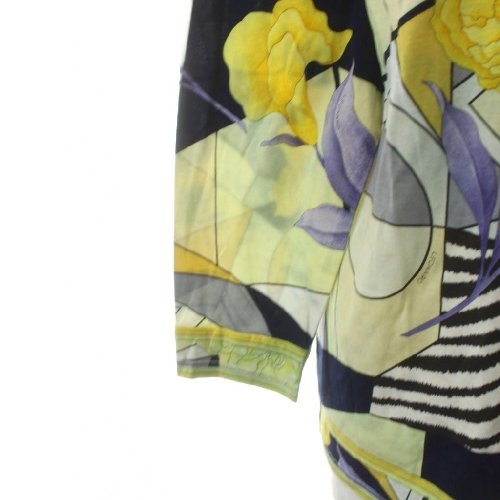 レディース レオナール LEONARD FASHION カットソー 長袖 総柄 花柄 LL