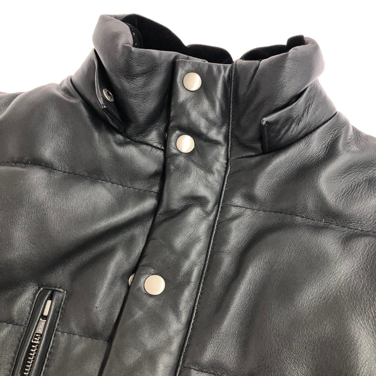 Liugoo leathers リューグーレザー レザーダウンジャケット サイズ:3L