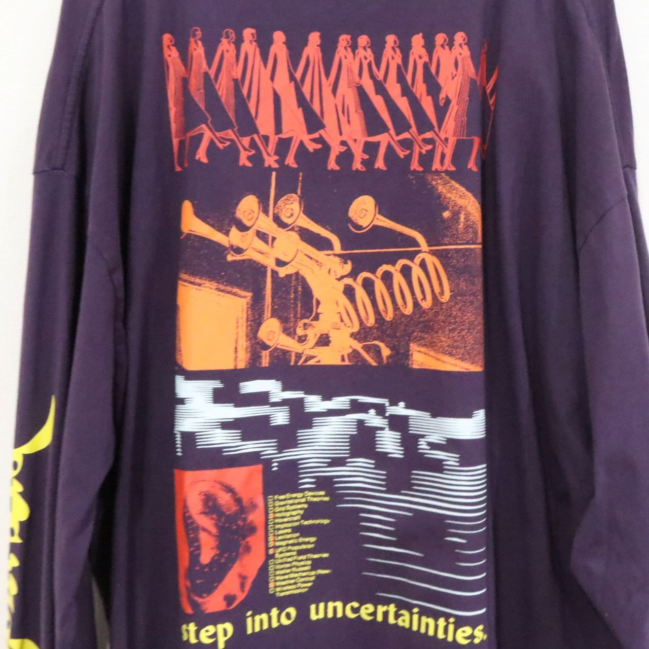 中古A】BRAIN DEAD ブレインデッド XL メンズ 長袖Tシャツ ロング 