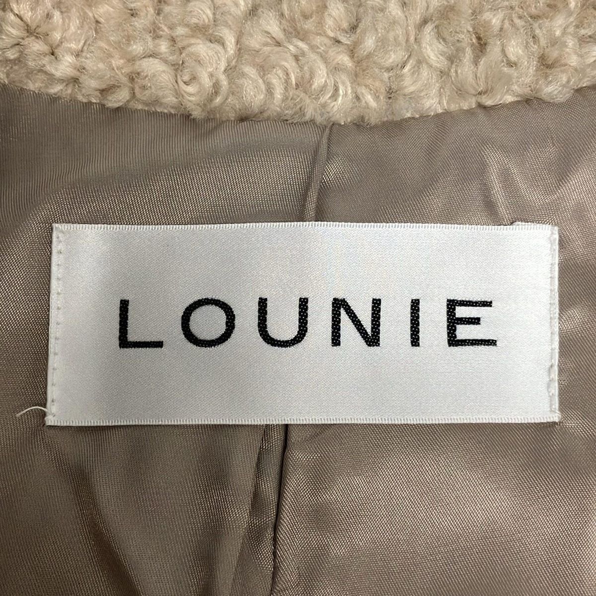 LOUNIE(ルーニィ) コート サイズ38 M レディース美品 - ベージュ 長袖 