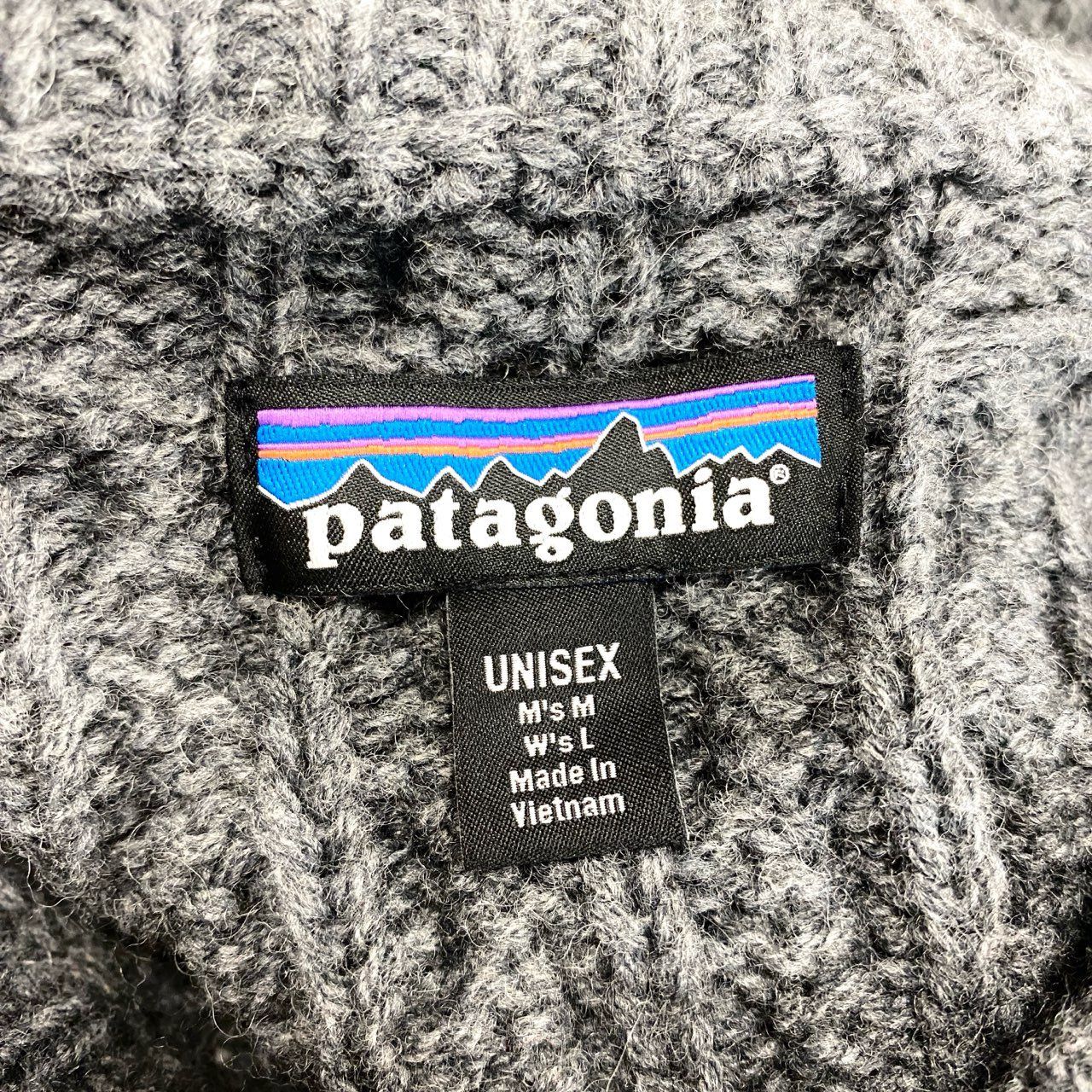 31c16 Patagonia パタゴニア ケーブルニット リサイクルウールブレンド 