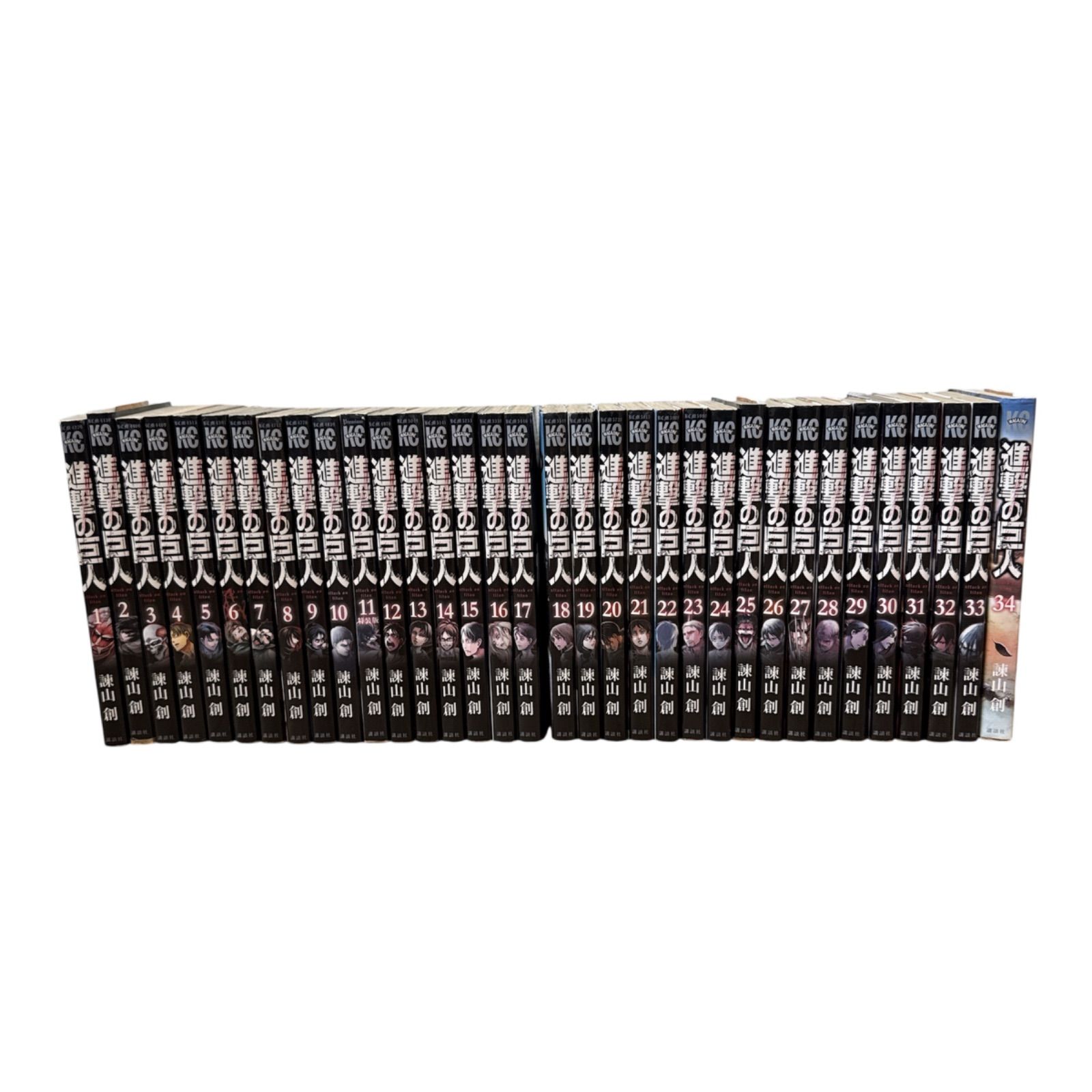 進撃の巨人 全34巻セット - メルカリ