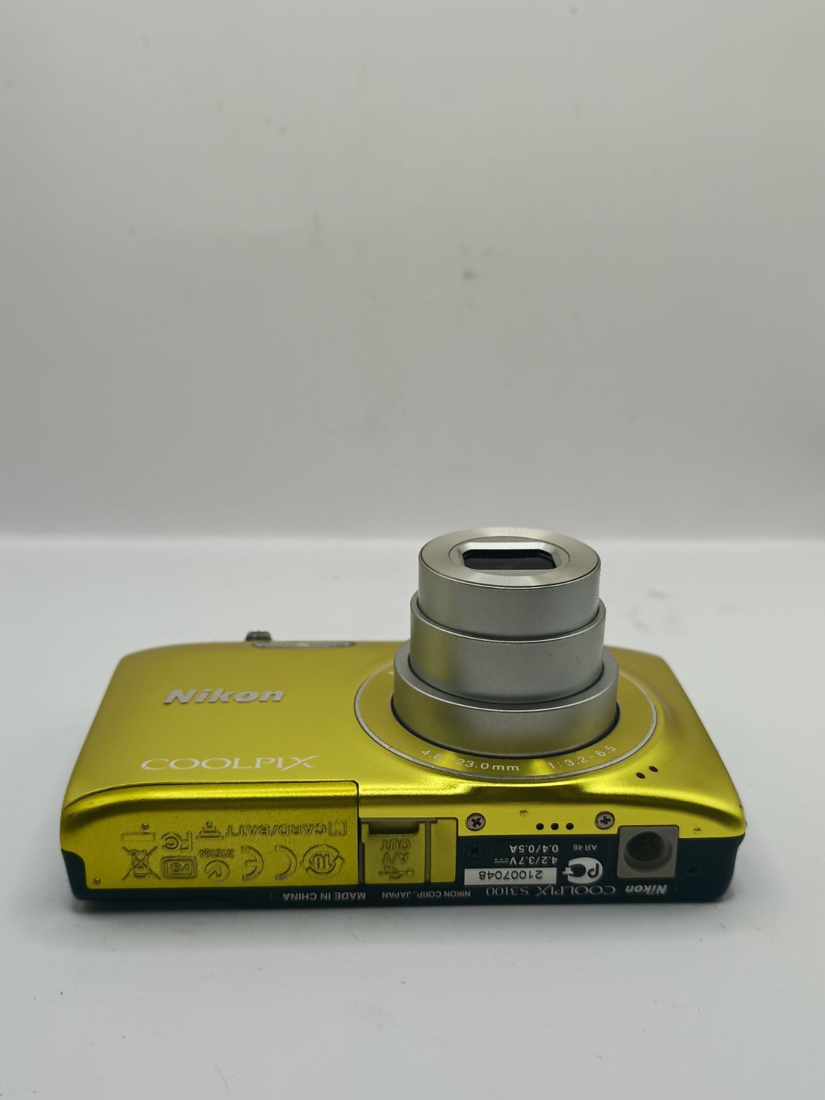 4326 【動作確認済み】Nikon COOLPIX S3100 シトラスイエロー