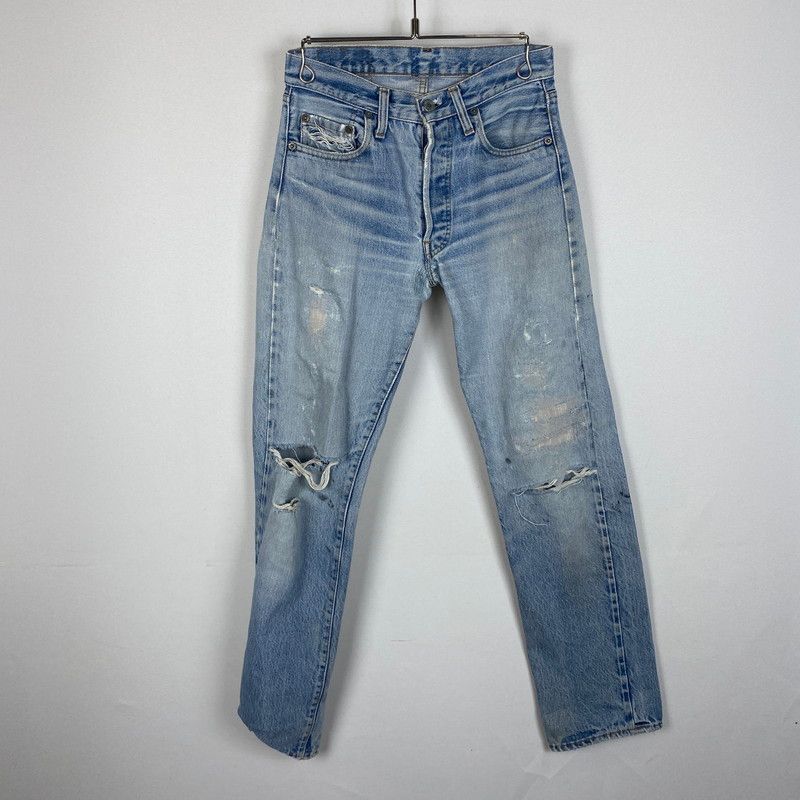 ケ*ジ様 Levi's 501 66後期 ジャンク品】Levi's リーバイス 66後期 501 BUTTONFLY DENIM PANTS